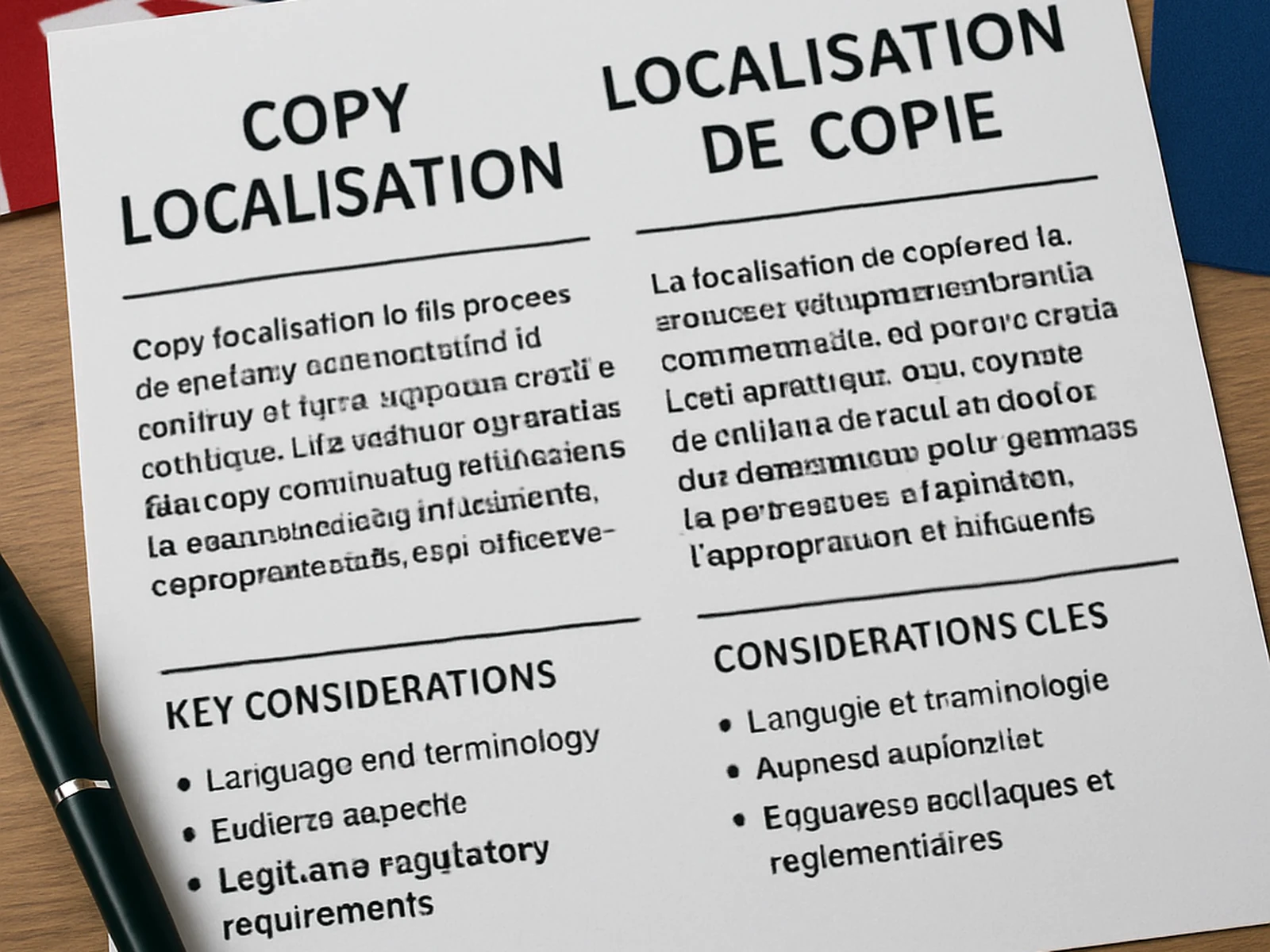 Copy Localization & Adaptation